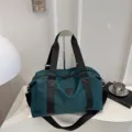 Large capacity travel duffel bag shoulder bag casual sports fitness luggage handbag style - Green