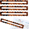 4er-Pack Schildpatt Acryl Mahjong Linienleser Kartenführung Lesehilfen Werkzeug-Set - Gerade / 4er-Set / Schildpatt