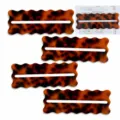 4 Stk. Schildpatt Acryl Mahjong Linienleser Karten Lesehilfen fur Brettspiele neu - Wellen-Stil / 4er-Set / Schildpatt