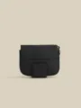 Borsa a portafoglio trapuntata nera portatile alla moda portamonete multifunzionale - Nero