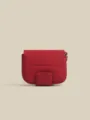 Rossa borsa trapuntata mini portamonete astuccio rossetto porta carte carino - Rosso