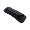 Tactical backpack shoulder pad, black breathable nylon strap cushion for outdoor tactical vest. - Black