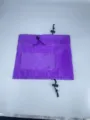 Waterproof dog shower cap for bathing, anti-water ear cover pet swimming hat in purple color. - Purple