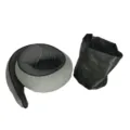 Memory foam snail travel neck pillow U shaped pillow with portable black storage bag main - Mixed Grey