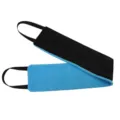 Dog lifting support harness for postoperative recovery and elderly pet mobility assistance. - Blue