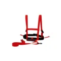 Kinderen ski training harnas rode veiligheid tractie touw voor beginner skiën en sport - Rood