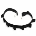 Car fishing rod strap black nylon adjustable vehicle roof pole holder storage system. - Upgraded Style / Pack of 2 / Black