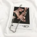 Punk style metal pants chain minimalist hip-hop silver waist chain for men and women - Single Chain