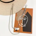 Punk style metal pants chain waist chain for men and women, cool hip-hop jewelry accessory. - Style 9