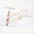 Elegant multi-strand pearl waist belt for women with sparkling rhinestone square buckle. - Style 5 (Simple Wave Chain)