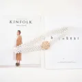 Women white pearl elastic waist belts with rhinestone buckle decoration style variant option - Style 9