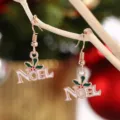 Natale Noel lettere orecchini pendenti carini festa lega gioielli moda accessori regalo - Stile Lettera NOEL (9.20.2)