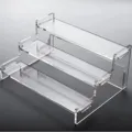 Transparenter Acryl 3-stufiger Display Ständer für Figuren, Sammlerstücke und Cupcakes. - Dreistufige Treppe