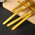 Gold mirror acrylic popsicle sticks DIY craft sticks reusable handmade items decor - Gold