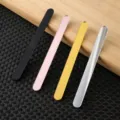Reusable acrylic craft sticks in four vibrant colors for DIY ice cream and handmade art projects. - Black
