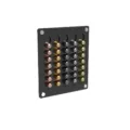 Wall-mounted acrylic coffee capsule holder organizer for home office coffee bar display stand. - 3mm Wall-Mounted / Black