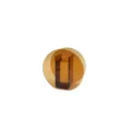 Modern geometric brown acrylic vase minimalist transparent flower arrangement home decor table art ornament - Round / Coffee