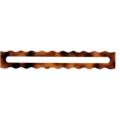 Schildpatt Lesehilfe Streifen Legasthenie Leselineal fuer Kinder Lesetool Fokus Marker - Wellen-Stil / Wellig Schildpatt