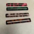 Bunte Lese-Hilfe Lesezeichen Streifen transparent Fokus Lineal für Kinder 4Stk - 4er-Set / Schildpatt