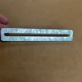 Farbiger Leselineal Lesehilfe Streifen für Legasthenie Kinder Fokus Tracking Lineal - Gerade / Perlenblau Gerade Kante