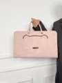 Pink laptop sleeve handbag with cute bear ear design for 14 15 16 inch computers daily use - 15.6" / Sakura Pink