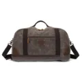 Vintage Canvas Reistas Duffel met Grote Capaciteit en Casual Schoudertas Donkergrijs - Grijs