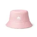 Chapeau bob rose pour femmes hommes protection solaire mignon chapeau de plage en coton imprimé - Taille unique / Rose