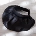 Visière de soleil noire pour femme, large bord, casquette coquillage anti-UV été. - M (56-58cm) / Protection UV - Noir