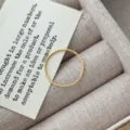 Minimalistische S925 zilveren ultrafijn gefacetteerde ring variant, elegante sieraden. - US Maat 4 / Diamantslijpvorm Ring (XR332-DH) / Goud