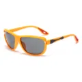 Orange trendy unisex sunglasses for outdoor cycling driving stylish fashion eyewear - Yellow