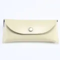 Etui à lunettes portable en similicuir, boîte de rangement élégante pour lunettes de soleil. - 185*85*50 / Beige