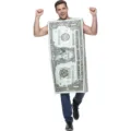 Costume Billet de Dollar Halloween Drôle US Dollar Cosplay Tenue Fête Vêtement Adulte - Taille Unique Enfant / Costume en Mousse Dollar US