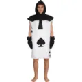 Ace of Spades cosplay costume funny poker card role play outfit for adults party dress up - Adult XS / Spade Black