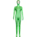 Green Full Body Zentai Suit Stretchy Spandex Bodysuit Costume for Unisex Performance - Kids 150 / Green