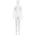 White full body zentai suit, stretch spandex costume for performance, open face bodysuit. - White