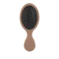 Mini portable air cushion hair brush with soft massage bristles for daily scalp care. - Soft Pin Style / Elastic Paint Milk Tea Color