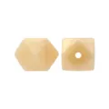 17mm geometric silicone beads loose beads DIY necklace bracelet jewelry making accessories - 142# Pearlescent Yellow