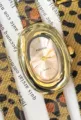 Orologio donna vintage al quarzo leopardato con elegante cassa ovale dorata e cinturino. - Stile Cassa Ovale Vintage Quadrante Oro Chiaro (Stile 6)