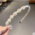 Élégant serre-tête en perles pour femmes, accessoire de cheveux français chic pour usage quotidien. - 12# Serre-tête en perles