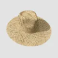 Breite Krempe Bast Strohhut Damen Sommer Strand Urlaub Sonnenschutz Sonnenhut Detail Ansicht - M (56-58cm) / Zylinder Raffia Strohhut