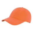 Détail de casquette de baseball en coton orange, chapeau de soleil réglable. - M (56-58cm) / Orange