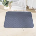 Dunkelgraue Waschbare Haustier Urin Matte Wiederverwendbare Wasserdichte Hundetrainingsmatte - L (70*50CM) 165g / Grau