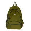 Sac à dos décontracté vert pour voyage en plein air, grand volume, cartable léger quotidien. - Vert Militaire