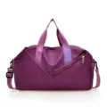 Grand sac de voyage de sport violet pour fitness avec séparation humide et sèche. - Taille unique / Violet