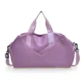 Grand sac de sport violet polochon de voyage avec separation sec humide pour fitness. - Taille unique / Violet Taro