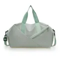Sac de sport vert clair, grand format séparation sec-humide, sac de voyage fitness avec sangle. - Taille unique / Vert clair
