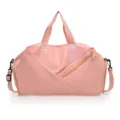 Sac de sport de voyage rose avec compartiment sec et humide, grand sac bandoufle fitness. - Taille unique / Rose