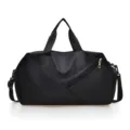 Sac de sport noir grand voyage sac de fitness étanche avec compartiment chaussures séparé. - Taille unique / Noir