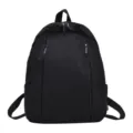 Sac a dos noir de grande capacite pour ecole travail voyage au style decontracte - Noir