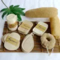 Juego de esponjas de lufa natural para platos, estropajos de cocina ecológicos y resistentes. - Cuadrado Monocapa Con Cordón